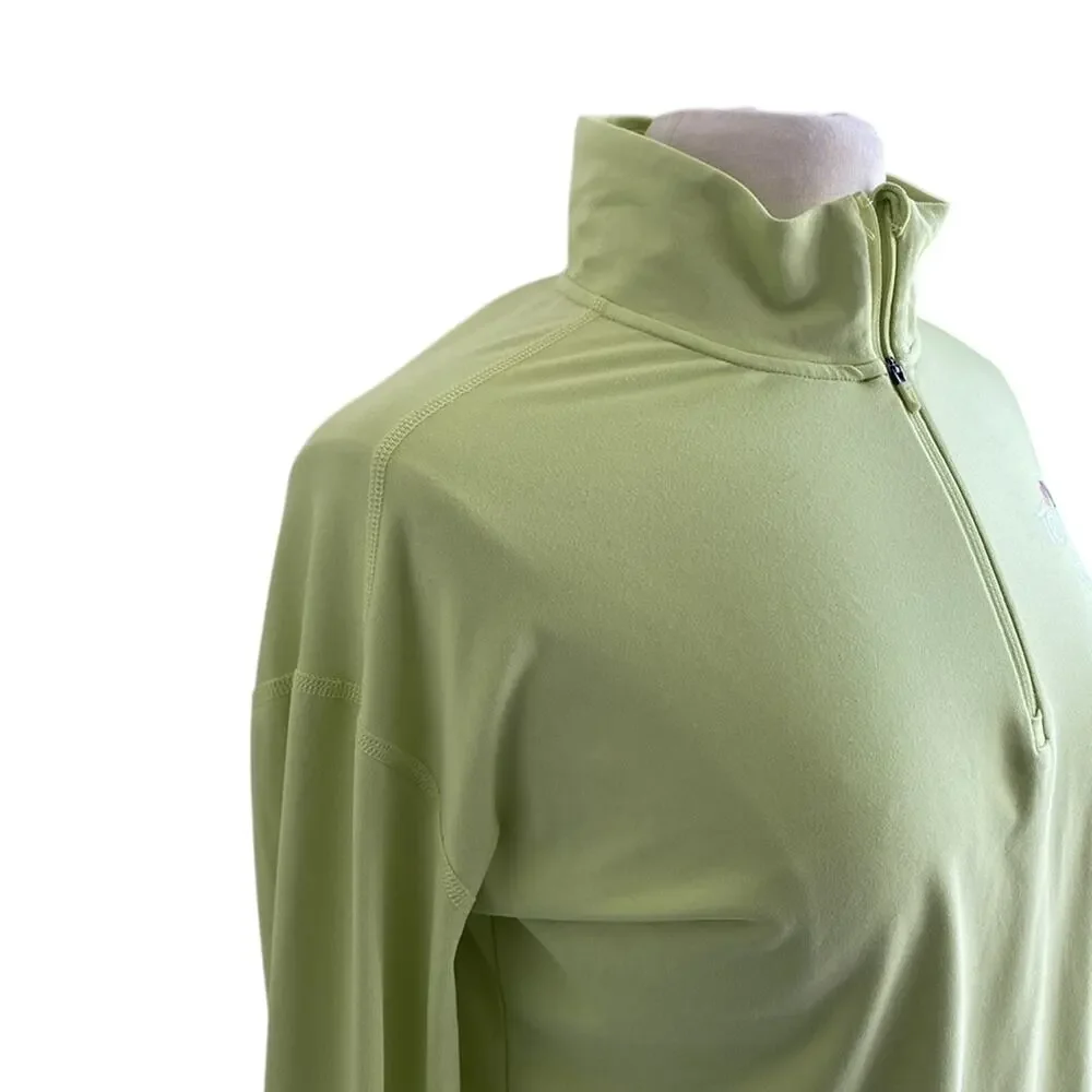 NIKE Tokyo Olympics Pullover Womens Sz Small Green 2020 Athleisure Quarterzip